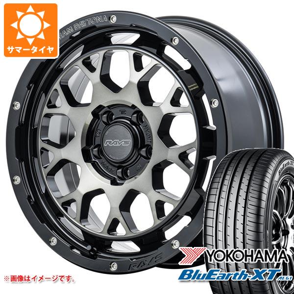 【タイヤ交換対象】サマータイヤ 215/55R18 99V XL ヨコハマ ブルーアースXT AE61 レイズ デイトナ M9+ 7.5-18 タイヤホイール4本セット｜タイヤマックス