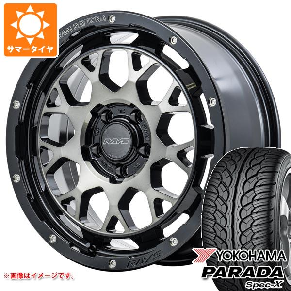 【タイヤ交換対象】サマータイヤ 235/60R18 103V ヨコハマ パラダ スペック-X PA02 レイズ デイトナ M9+ 7.5-18 タイヤホイール4本セット｜タイヤマックス