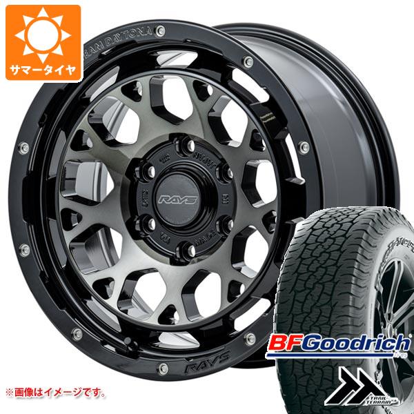 【タイヤ交換対象】トライトン LC2T用 サマータイヤ BFグッドリッチ トレールテレーンT/A 265/65R17 112T アウトラインホワイトレター レイズ デイトナ M9+ 8.0-17 タイヤホイール4本セット