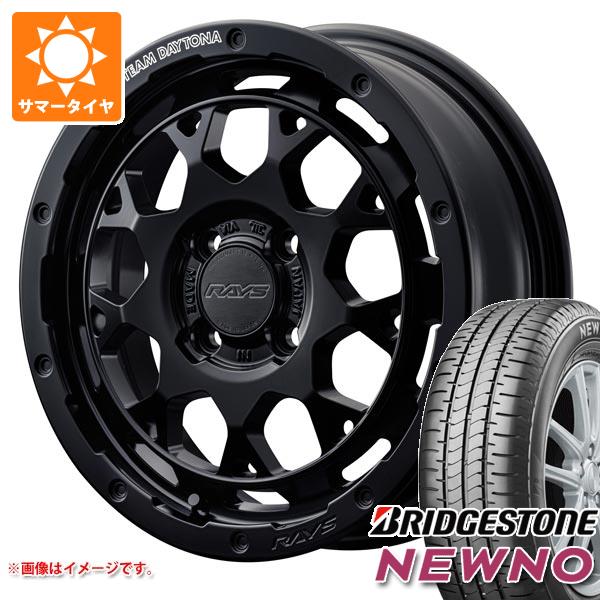 【タイヤ交換対象】2026年製 サマータイヤ 165/55R15 75V ブリヂストン ニューノ レイズ デイトナ M9+ 5.0-15 タイヤホイール4本セット 89,210円