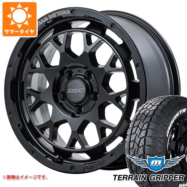 【タイヤ交換対象】トヨタ RAV4 50系用 サマータイヤ モンスタ テレーングリッパー 225/65R17 106T ホワイトレター レイズ デイトナ M9+ 7.0-17 タイヤホイール4本セット