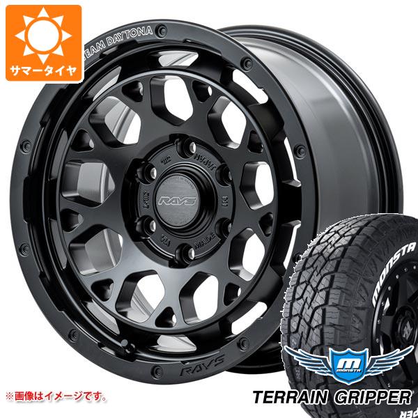 【タイヤ交換対象】ハイエース 200系用 2026年製 サマータイヤ モンスタ テレーングリッパー 215/70R16 107/105Q LT ホワイトレター レイズ デイトナ M9+ 6.5-16 タイヤホイール4本セット｜タイヤマックス
