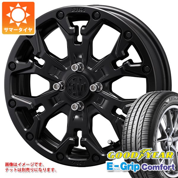 【タイヤ交換対象】サマータイヤ 155/55R14 69V グッドイヤー エフィシエントグリップコンフォート クリムソン MG ゴーレム ジュニア 4.5-14 タイヤホイール4本セット｜タイヤマックスサマータイヤ・ホイールセット