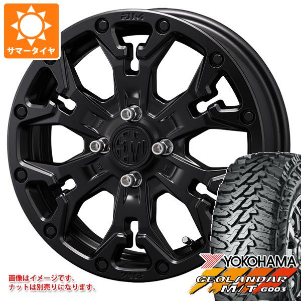 【タイヤ交換対象】ライズ用 2026年製 サマータイヤ ヨコハマ ジオランダー M/T G003 LT215/70R16 100/ 97Q クリムソン MG ゴーレム ジュニア 6.0-16 タイヤホイール4本セット|タイヤマックス