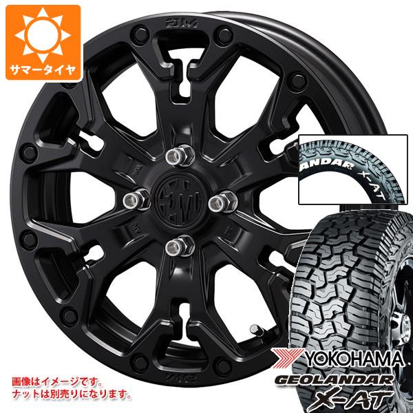 【タイヤ交換対象】ハスラー用 2026年製 サマータイヤ ヨコハマ ジオランダー X-AT G016 175/80R14 99/98N LT ホワイトレター G016A クリムソン MG ゴーレム ジュニア 4.5-14 タイヤホイール4本セット|タイヤマックス