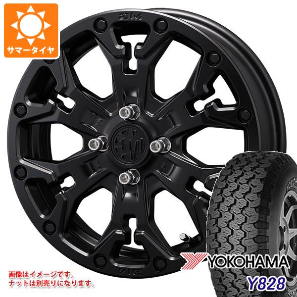 【タイヤ交換対象】サマータイヤ 175R14 6PR ヨコハマ Y828A (175/80R14 94/93N相当) クリムソン MG ゴーレム ジュニア 4.5-14 タイヤホイール4本セット
