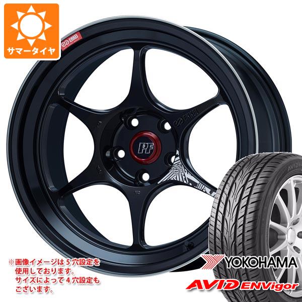【タイヤ交換対象】サマータイヤ 235/50R18 101W XL ヨコハマ エービッド エンビガー S321 エンケイ パフォーマンスライン PF06 8.0-18 タイヤホイール4本セット