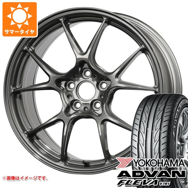 【タイヤ交換対象】サマータイヤ 215/45R17 91W XL ヨコハマ アドバン フレバ V701 TWS モータースポーツ T66-F プロ2 GR86/BRZ 専用モデル 7.5-17 タイヤホイール4本セット|タイヤマックス