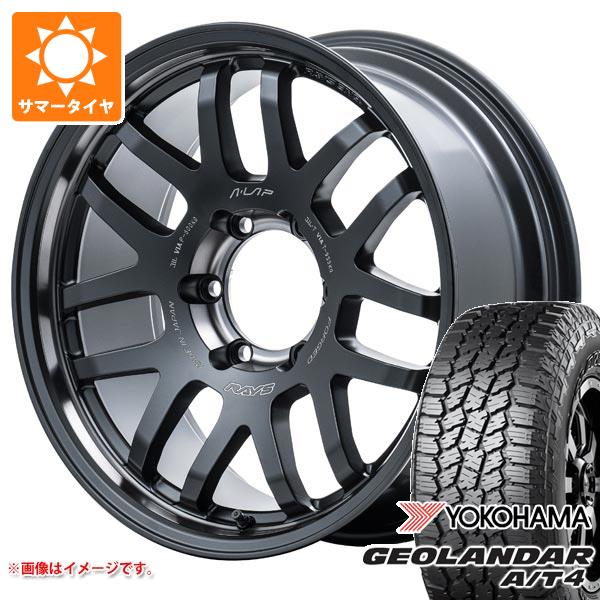 【タイヤ交換対象】トヨタ ランドクルーザー プラド 150系用 サマータイヤ ヨコハマ ジオランダー A/T4 G018 LT265/60R18 119/116S ブラックレター レイズ エーラップ 07X 2324 LTD 8.0-18 タイヤホイール4本セット