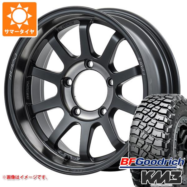 【タイヤ交換対象】スズキ ジムニーノマド JC74W用 サマータイヤ BFグッドリッチ マッドテレーンT/A KM3 LT225/75R16 115/112Q レイズ エーラップ J 2324 LTD 6.0-16 タイヤホイール4本セット 153,750円