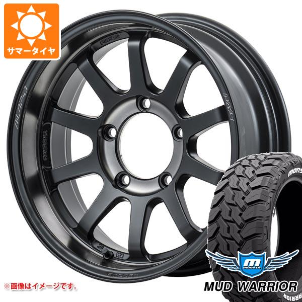 【タイヤ交換対象】ジムニー JB64W用 サマータイヤ モンスタ マッドウォーリアー LT215/70R16 107/105Q ホワイトレター レイズ エーラップ J 2324 LTD 5.5-16 タイヤホイール4本セット｜タイヤマックス 138,800円