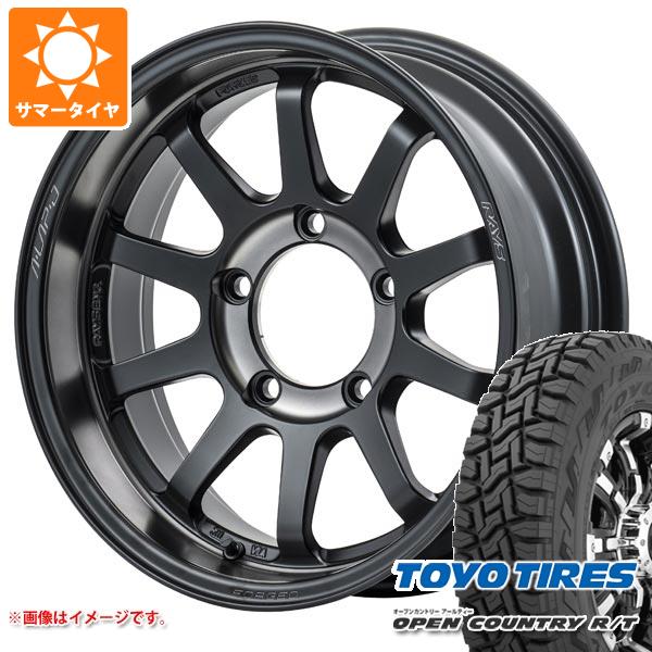 【タイヤ交換対象】ジムニー JB64W用 2026年製 サマータイヤ トーヨー オープンカントリー R/T 215/70R16 100Q ブラックレター レイズ エーラップ J 2324 LTD 5.5-16 タイヤホイール4本セット|タイヤマックス