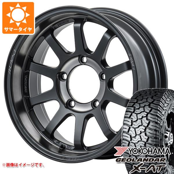 【タイヤ交換対象】5本セット ジムニー JB64W用 2026年製 サマータイヤ ヨコハマ ジオランダー X-AT G016 LT215/70R16 100/97Q ブラックレター レイズ エーラップ J 2324 LTD 5.5-16 タイヤホイール5本セット