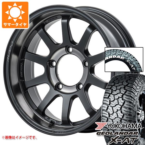 【タイヤ交換対象】5本セット スズキ ジムニー用 2026年製 サマータイヤ ヨコハマ ジオランダー X-AT G016 185/85R16 105/103N LT ホワイトレター レイズ エーラップ J 2324 LTD 5.5-16 タイヤホイール5本セット|タイヤマックス