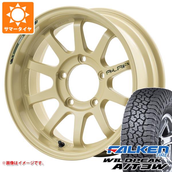 【タイヤ交換対象】5本セット スズキ ジムニーノマド JC74W用 サマータイヤ ファルケン ワイルドピーク A/T3W LT225/75R16 115/112Q レイズ エーラップ J デザートエディション 6.0-16 タイヤホイール5本セット|タイヤマックス