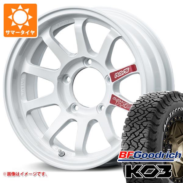 【タイヤ交換対象】5本セット ジムニー JB64W用 サマータイヤ BFグッドリッチ オールテレーンT/A KO3 LT225/75R16 115/112S ホワイトレター レイズ エーラップ J プロ 5.5-16 タイヤホイール5本セット|タイヤマックス