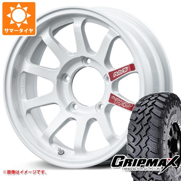 【タイヤ交換対象】ジムニー用 サマータイヤ グリップマックス マッドレイジ M/T 6.50R16 110/105Q ホワイトレター レイズ エーラップ J プロ 5.5-16 タイヤホイール4本セット