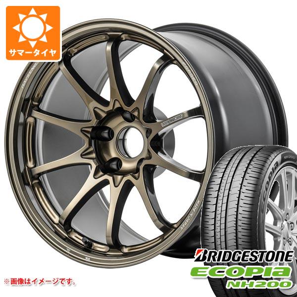【タイヤ交換対象】サマータイヤ 215/45R18 93W XL ブリヂストン エコピア NH200 レイズ ボルクレーシング CE28 N-plus 7.5-18 タイヤホイール4本セット｜タイヤマックス