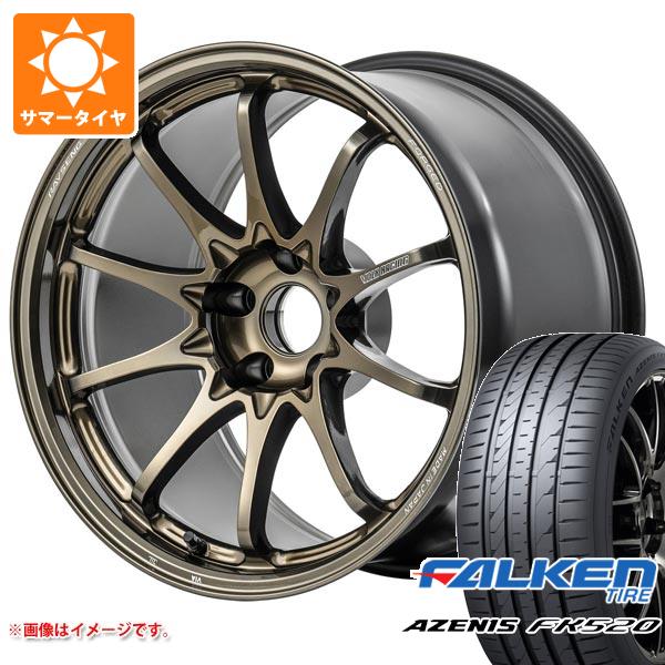 【タイヤ交換対象】サマータイヤ 215/50R18 92W ファルケン アゼニス FK520L レイズ ボルクレーシング CE28 N-plus 7.5-18 タイヤホイール4本セット