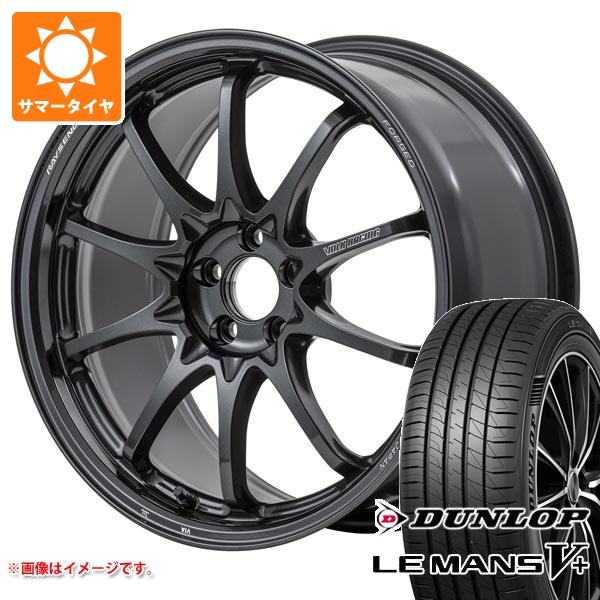 【タイヤ交換対象】サマータイヤ 225/40R18 92W XL ダンロップ ルマン5 LM5+ レイズ ボルクレーシング CE28 N-plus 8.0-18 タイヤホイール4本セット