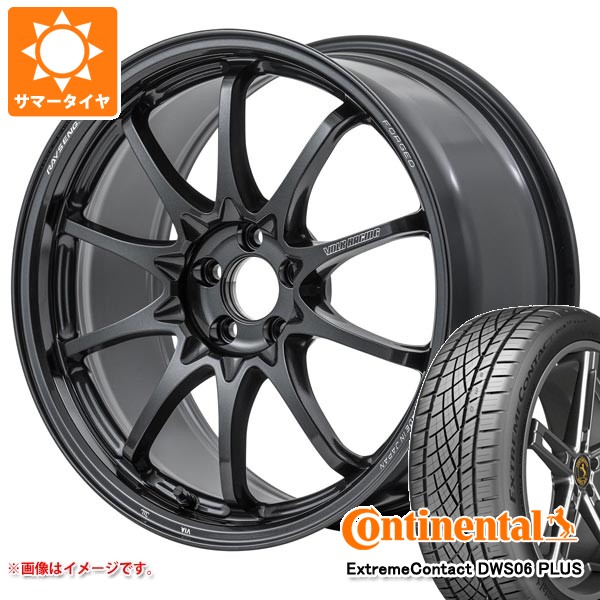 【タイヤ交換対象】サマータイヤ 225/45R18 91Y コンチネンタル エクストリームコンタクト DWS06 プラス レイズ ボルクレーシング CE28 N-plus 8.0-18 タイヤホイール4本セット