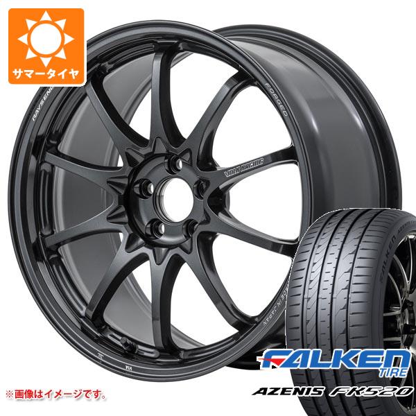 【タイヤ交換対象】サマータイヤ 235/40R18 95Y XL ファルケン アゼニス FK520L レイズ ボルクレーシング CE28 N-plus 8.0-18 タイヤホイール4本セット