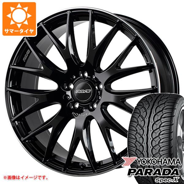 【タイヤ交換対象】サマータイヤ 235/55R20 102V ヨコハマ パラダ スペック-X PA02 レイズ ホムラ 2x9 プラス 8.5-20 タイヤホイール4本セット