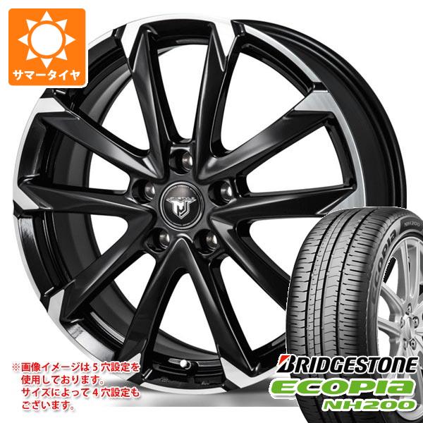 【タイヤ交換対象】サマータイヤ 225/50R17 94V ブリヂストン エコピア NH200 モンツァジャパン JPスタイル MJ-V 7.0-17 タイヤホイール4本セット