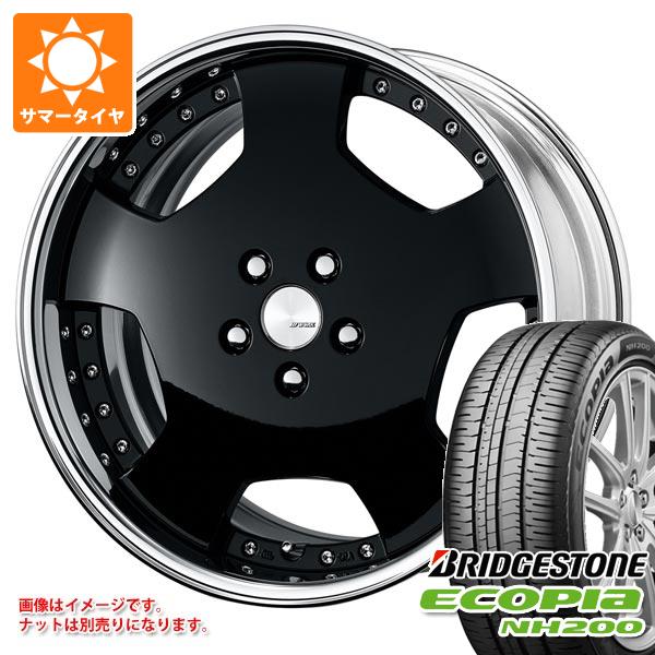 【タイヤ交換対象】サマータイヤ 215/45R18 93W XL ブリヂストン エコピア NH200 ワーク ランベック LDZ 7.5-18 タイヤホイール4本セット