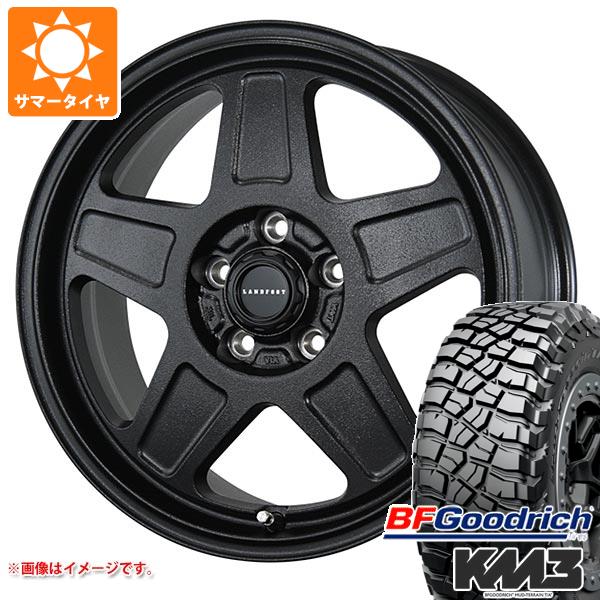 【タイヤ交換対象】サマータイヤ 225/75R16 115/112Q BFグッドリッチ マッドテレーンT/A KM3 ランドフット GWD 7.0-16 タイヤホイール4本セット