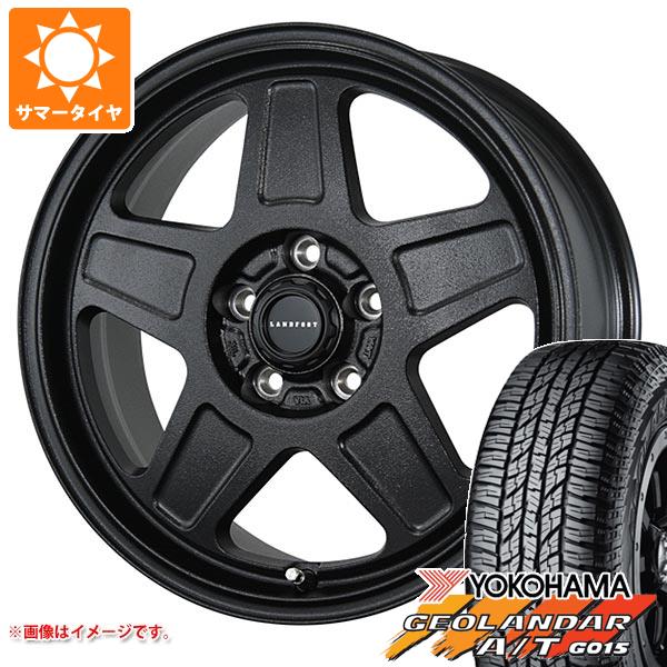 【タイヤ交換対象】サマータイヤ 225/75R16 115/112R ヨコハマ ジオランダー A/T G015 アウトラインホワイトレター ランドフット GWD 7.0-16 タイヤホイール4本セット