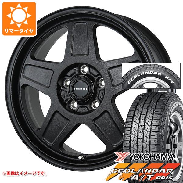 【タイヤ交換対象】2026年製 サマータイヤ 215/65R16 109/107S ヨコハマ ジオランダー A/T G015 ホワイトレター ランドフット GWD 7.0-16 タイヤホイール4本セット
