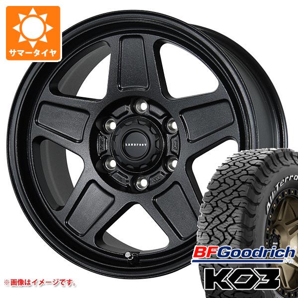 【タイヤ交換対象】5本セット FJクルーザー 10系用 2026年製 サマータイヤ BFグッドリッチ オールテレーンT/A KO3 LT265/70R17 118/115S ホワイトレター ランドフット GWD 8.0-17 タイヤホイール5本セット|タイヤマックス
