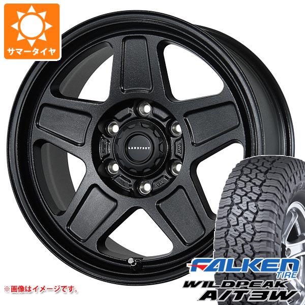 【タイヤ交換対象】FJクルーザー 10系用 サマータイヤ ファルケン ワイルドピーク A/T3W LT285/70R17 116Q ランドフット GWD 8.0-17 タイヤホイール4本セット|タイヤマックス