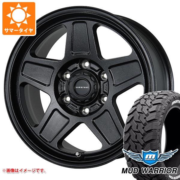 【タイヤ交換対象】5本セット FJクルーザー 10系用 サマータイヤ モンスタ マッドウォーリアー LT265/70R17 121/118Q ホワイトレター ランドフット GWD 8.0-17 タイヤホイール5本セット｜タイヤマックス