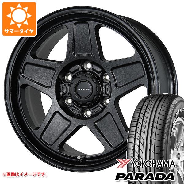 【タイヤ交換対象】ハイエース 200系用 2026年製 サマータイヤ ヨコハマ パラダ PA03 215/65R16C 109/107S ホワイトレター ランドフット GWD 6.5-16 タイヤホイール4本セット