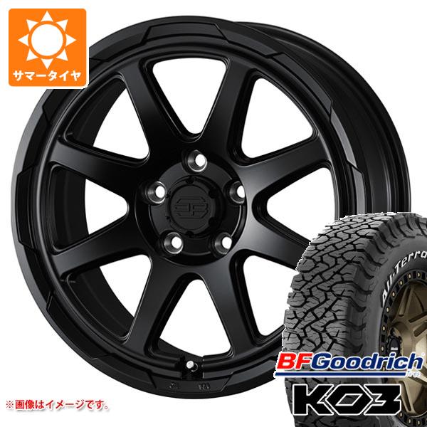 【タイヤ交換対象】デリカD5用 サマータイヤ BFグッドリッチ オールテレーンT/A KO3 LT235/70R16 110/107S ホワイトレター スタットベルク 7.0-16 タイヤホイール4本セット