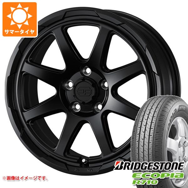 【タイヤ交換対象】タウンエース バン 400系前期用 サマータイヤ ブリヂストン エコピア R710 175/80R14 99/98N (175R14 8PR相当) スタットベルク 5.0-14 タイヤホイール4本セット｜タイヤマックス