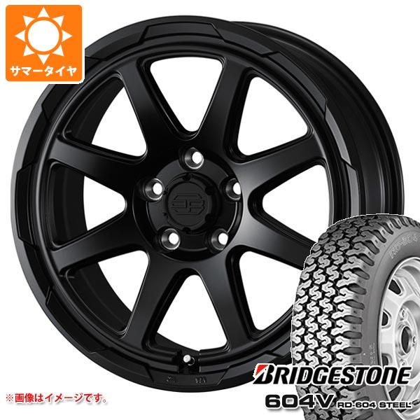 【タイヤ交換対象】タウンエース バン 400系後期用 サマータイヤ ブリヂストン 604V RD-604 スチール 165R14 8PR (165/80R14 97/95N相当) スタットベルク 5.0-14 タイヤホイール4本セット｜タイヤマックス