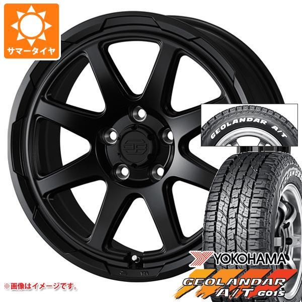 【タイヤ交換対象】T31エクストレイル用 2026年製 サマータイヤ ヨコハマ ジオランダー A/T G015 215/65R16C 109/107S ホワイトレター スタットベルク 7.0-16 タイヤホイール4本セット