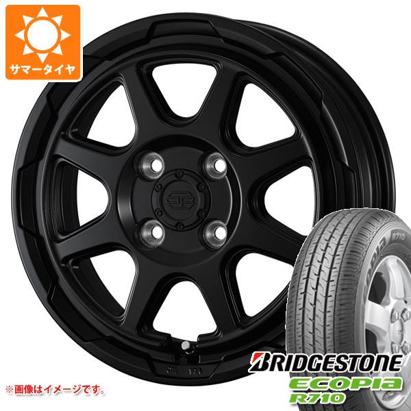 【タイヤ交換対象】サクシード プロボックス 50系用 サマータイヤ ブリヂストン エコピア R710 175/80R14 99/98N (175R14 8PR相当) スタットベルク 5.0-14 タイヤホイール4本セット|タイヤマックス
