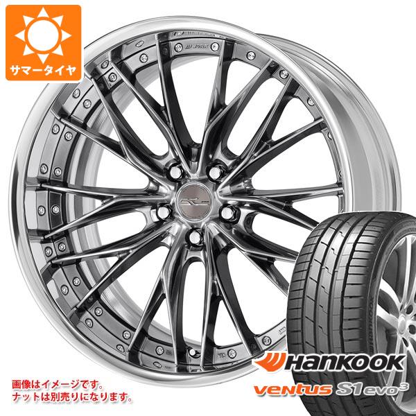 【タイヤ交換対象】トヨタ 40系アルファード用 サマータイヤ ハンコック ベンタス S1 エボ3 SUV K127A 245/45R20 103Y XL ワーク シュヴァート ブルネン 8.0-20 タイヤホイール4本セット