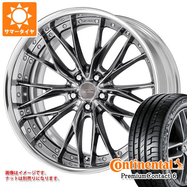 【タイヤ交換対象】40系アルファード用 サマータイヤ コンチネンタル プレミアムコンタクト6 245/40R21 100Y XL ワーク シュヴァート ブルネン 8.5-21 タイヤホイール4本セット 208,600円