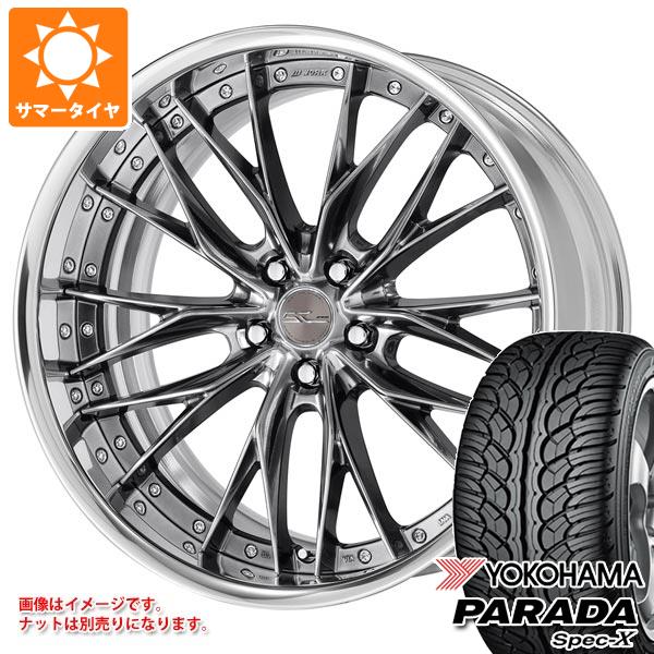 【タイヤ交換対象】サマータイヤ 235/55R20 102V ヨコハマ パラダ スペック-X PA02 ワーク シュヴァート ブルネン 8.0-20 タイヤホイール4本セット