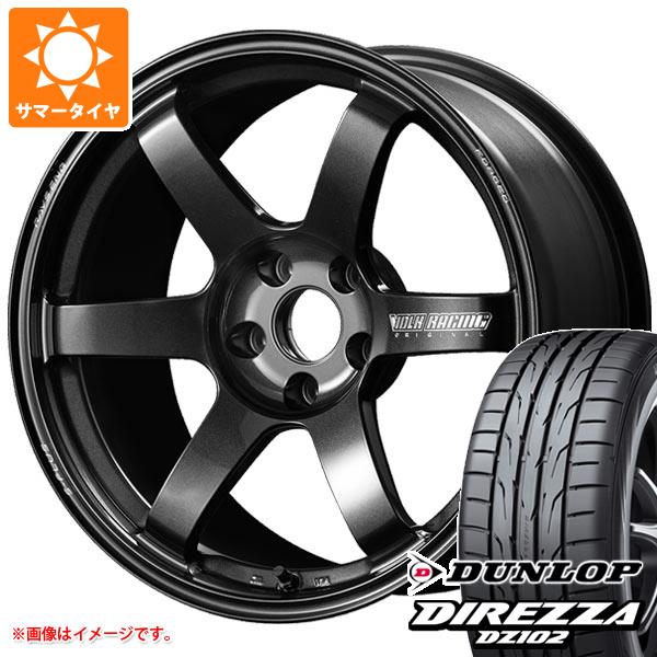 サマータイヤ 225/40R18 92W XL ダンロップ ディレッツァ DZ102 レイズ ボルクレーシング TE37 サーガ Sプラス 7.5-18 タイヤホイール4本セット|タイヤマックス
