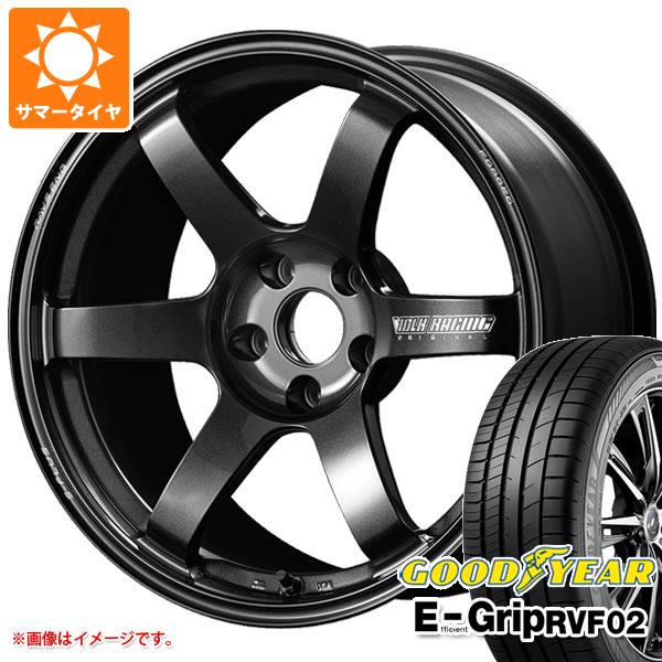 【タイヤ交換対象】サマータイヤ 225/40R19 93W XL グッドイヤー エフィシエントグリップ RVF02 レイズ ボルクレーシング TE37 サーガ Sプラス 8.5-19 タイヤホイール4本セット