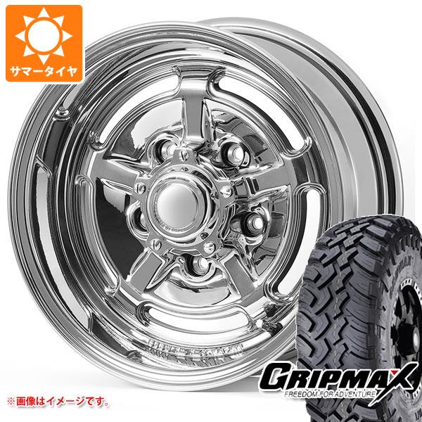 【タイヤ交換対象】ジムニーシエラ JB74W用 サマータイヤ グリップマックス マッドレイジ M/T 195/80R15 96Q ホワイトレター アピオ ワイルドボア HR 6.0-15 タイヤホイール4本セット｜タイヤマックス