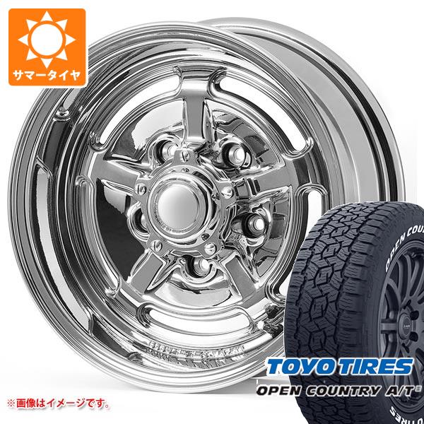 【タイヤ交換対象】ジムニーシエラ JB74W用 2026年製 サマータイヤ トーヨー オープンカントリー A/T3 195/80R15 107/105N LT ホワイトレター アピオ ワイルドボア HR 6.0-15 タイヤホイール4本セット|タイヤマックス