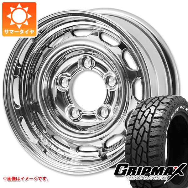 【タイヤ交換対象】5本セット ジムニー用 サマータイヤ グリップマックス マッドレイジ R/T MAX 175/80R16 91S ホワイトレター アピオ ワイルドボア ベンチュラ 5.5-16 タイヤホイール5本セット