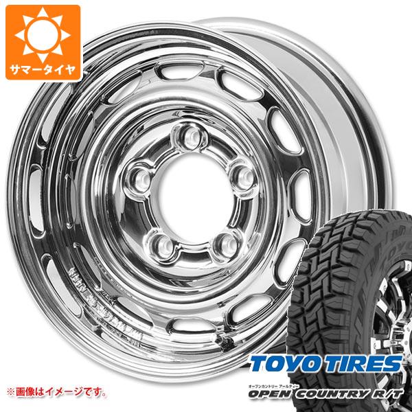 【タイヤ交換対象】ジムニー用 2026年製 サマータイヤ トーヨー オープンカントリー R/T 185/85R16 105/103N LT ホワイトレター アピオ ワイルドボア ベンチュラ 5.5-16 タイヤホイール4本セット|タイヤマックス